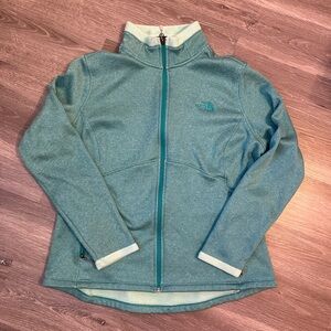 Women’s teal north face jacket!
